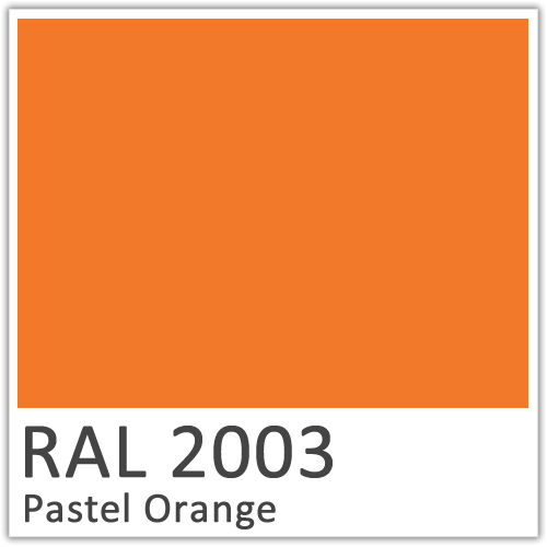 RAL 2003 Pastel Orange non-slip Flowcoat